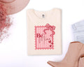 Coquette Valentine's Day Stamp Shirt | Comfort Colors 1717 | Pink Bow Be Mine Tee