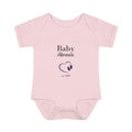Personalized Baby Footprint Bodysuit | Custom Name, Pregnancy Announcement