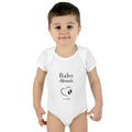 Personalized Baby Footprint Bodysuit | Custom Name, Pregnancy Announcement