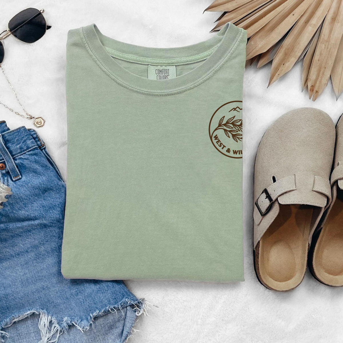 Custom Logo Comfort Colors 1717 Tee | Personalized Business Branding Shirt