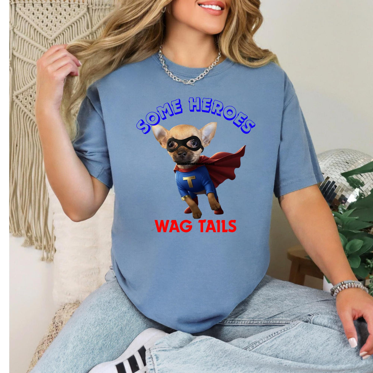 Custom Hand-Drawn Dog Tee | Personalized Pet Comfort Colors® Cotton Tee