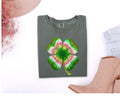 Tie-Dye Four-Leaf Clover T-Shirt | St. Patrick's Day Shamrock Tee