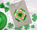 Tie-Dye Four-Leaf Clover T-Shirt | St. Patrick's Day Shamrock Tee