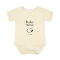 Personalized Baby Footprint Bodysuit | Custom Name, Pregnancy Announcement