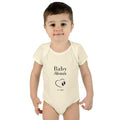 Personalized Baby Footprint Bodysuit | Custom Name, Pregnancy Announcement