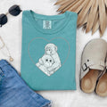 Punch the Monkey Hugging Plushie Comfort Colors Tee