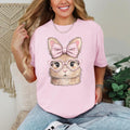 Easter Bunny with Gingham Bow and Heart Glasses T-Shirt