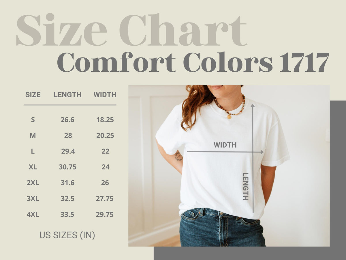 Custom Logo Comfort Colors 1717 Tee | Personalized Business Branding Shirt