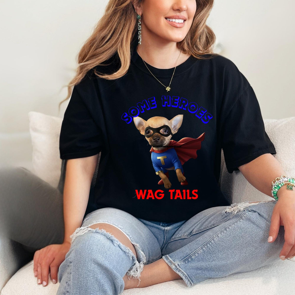 Custom Hand-Drawn Dog Tee | Personalized Pet Comfort Colors® Cotton Tee