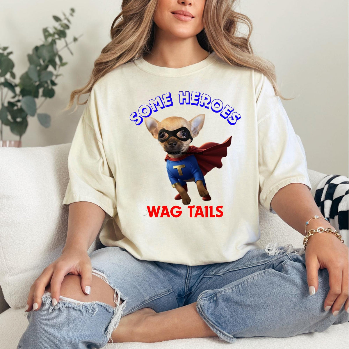 Custom Hand-Drawn Dog Tee | Personalized Pet Comfort Colors® Cotton Tee