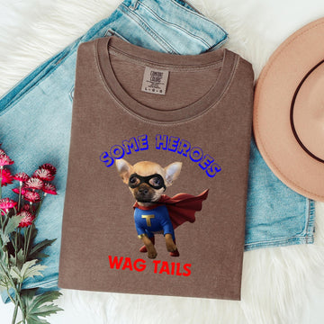 Custom Hand-Drawn Dog Tee | Personalized Pet Comfort Colors® Cotton Tee