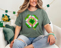 Tie-Dye Four-Leaf Clover T-Shirt | St. Patrick's Day Shamrock Tee