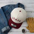 Custom Howdy Hat two-tone western cap - personalization example