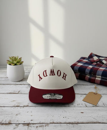 Custom Howdy Hat - personalized embroidered two-tone western snapback cap by DK Crafted Solutions