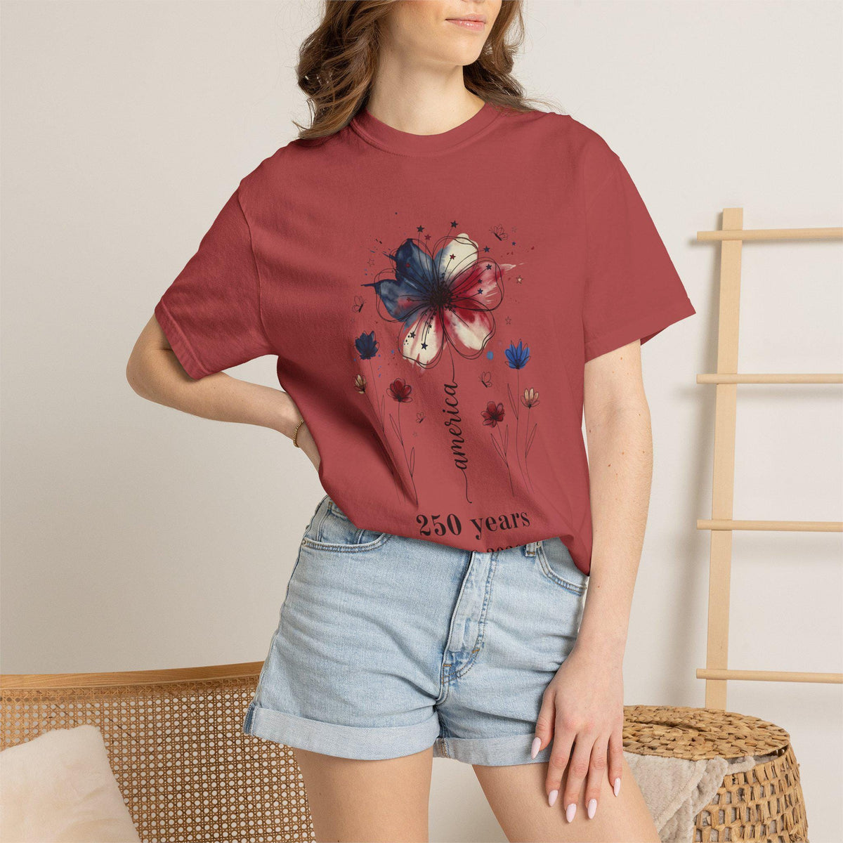 250 Years America Commemorative Tee - back view