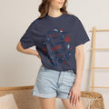 Summer USA Turned 250 Commemorative T-shirt, featuring patriotic summer-themed graphic design