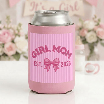 Custom Neoprene Baby Shower Can Cooler Personalized Drink Sleeve (Bundle of 25)