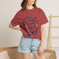 Summer USA Turned 250 Commemorative T-shirt, featuring patriotic summer-themed graphic design