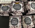 Duck camo slim sleeve double-sided print example