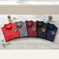 Custom embroidered polo shirt size chart
