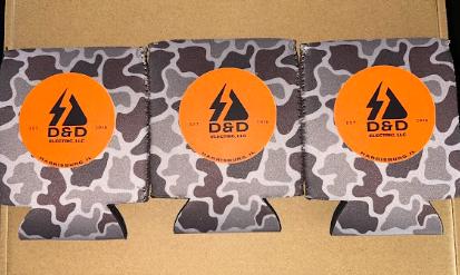 Duck camo can cooler bundle of 25 design layout