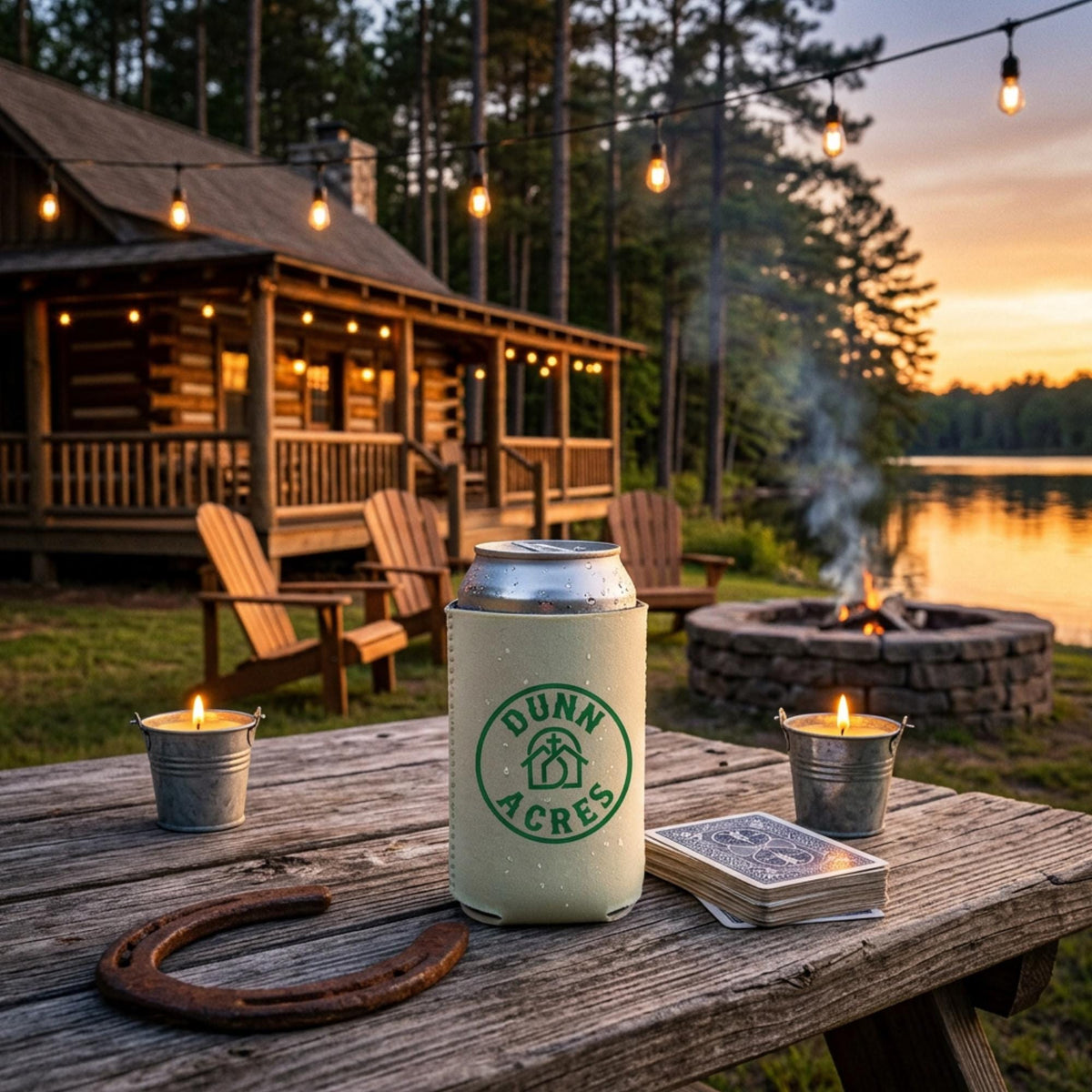 Custom Neoprene Can Cooler - slim can fit detail
