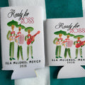 Custom Neoprene Can Cooler - wedding event drink sleeve