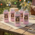 Vintage Polaroid Neoprene Can Cooler - milestone birthday party favor