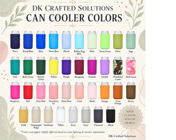 Custom Neoprene Tall Can Coolers with Personalized Design