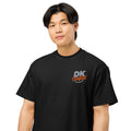 Men's box tee, Black, front view