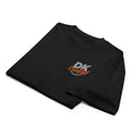 Men's box tee, Black, front view