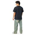 Men's box tee, Navy Blazer, back view