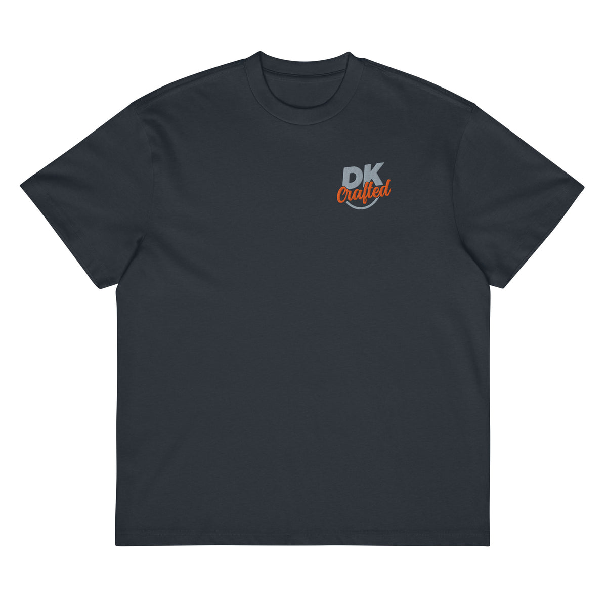 Men's box tee, Navy Blazer, front view