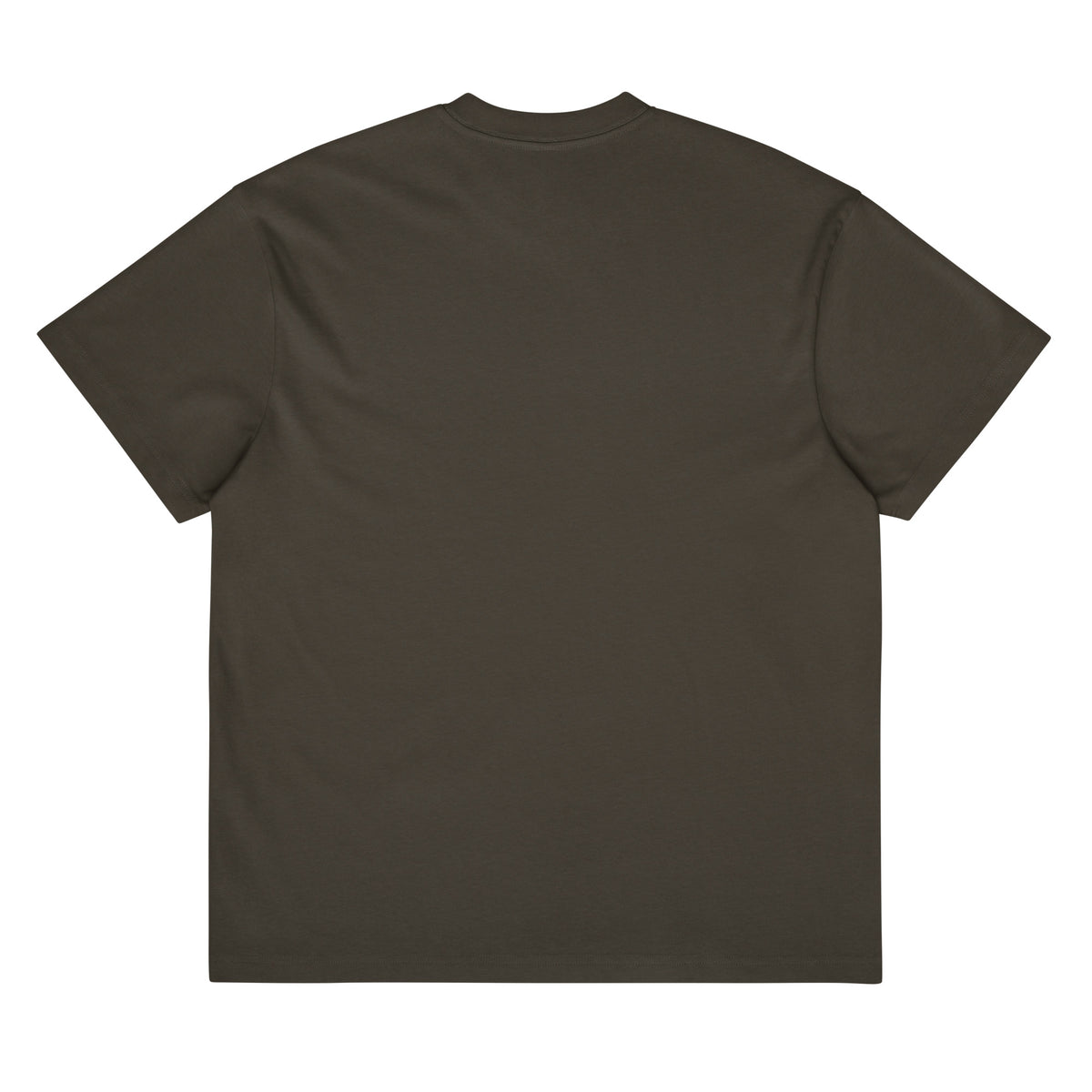Men's box tee, Vintage Black, back view