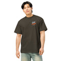 Men's box tee, Vintage Black, front view