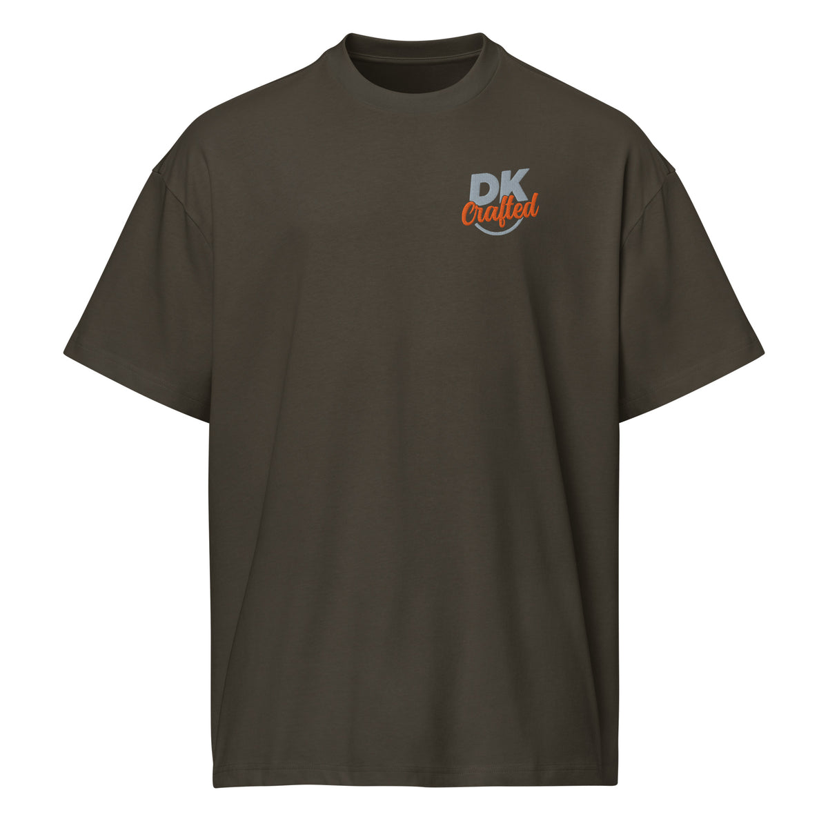 Men's box tee, Vintage Black, front view