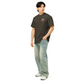 Men's box tee, Vintage Black, left front view