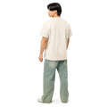 Men's box tee, Vintage White, back view