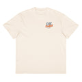 Men's box tee, Vintage White, front view