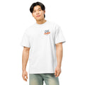 Men's box tee, White, front view