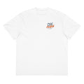 Men's box tee, White, front view