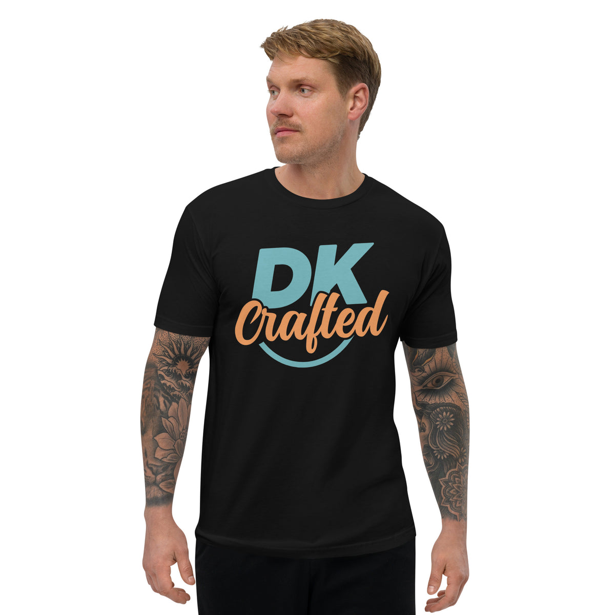 Premium Short Sleeve T-shirt, Black, front view
