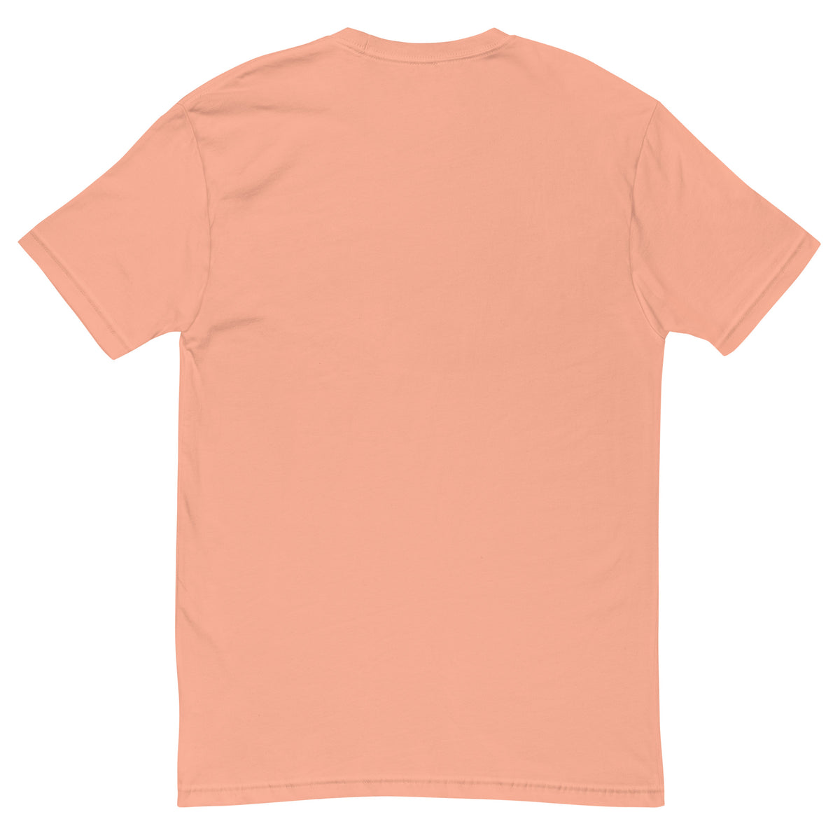 Premium Short Sleeve T-shirt, Desert Pink, back view