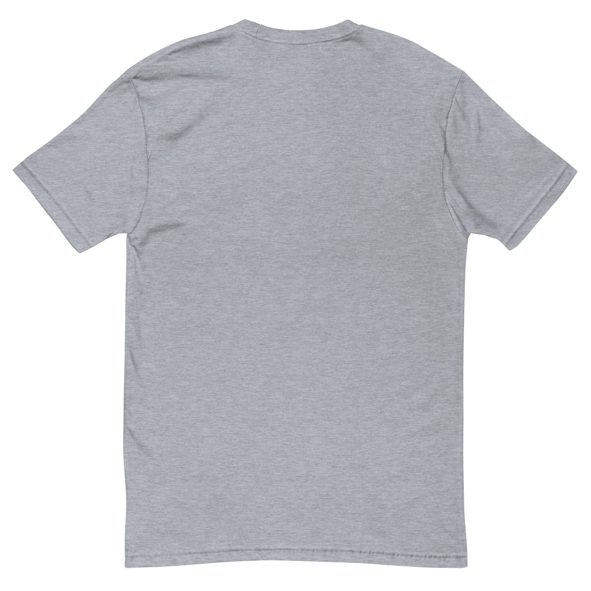 Short Sleeve T-shirt, Heather Grey, back view