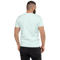 Premium Short Sleeve T-shirt, Light Blue, back view