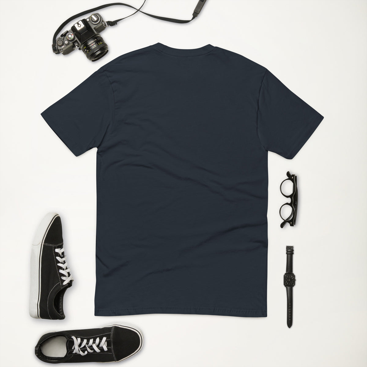 Short Sleeve T-shirt, Midnight Navy, back view