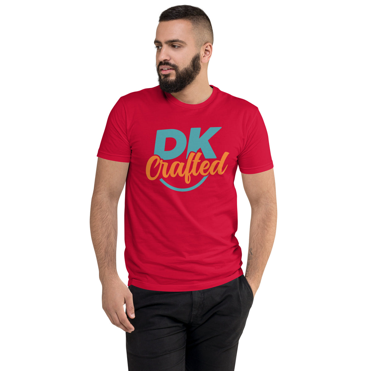 Premium Short Sleeve T-shirt, Red, front view