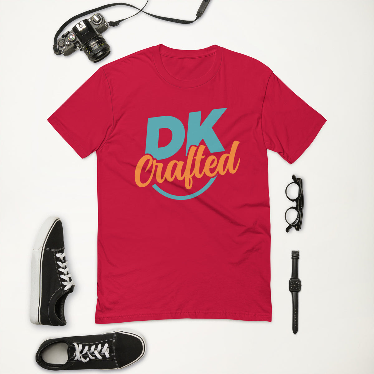 Premium Short Sleeve T-shirt, Red, front view