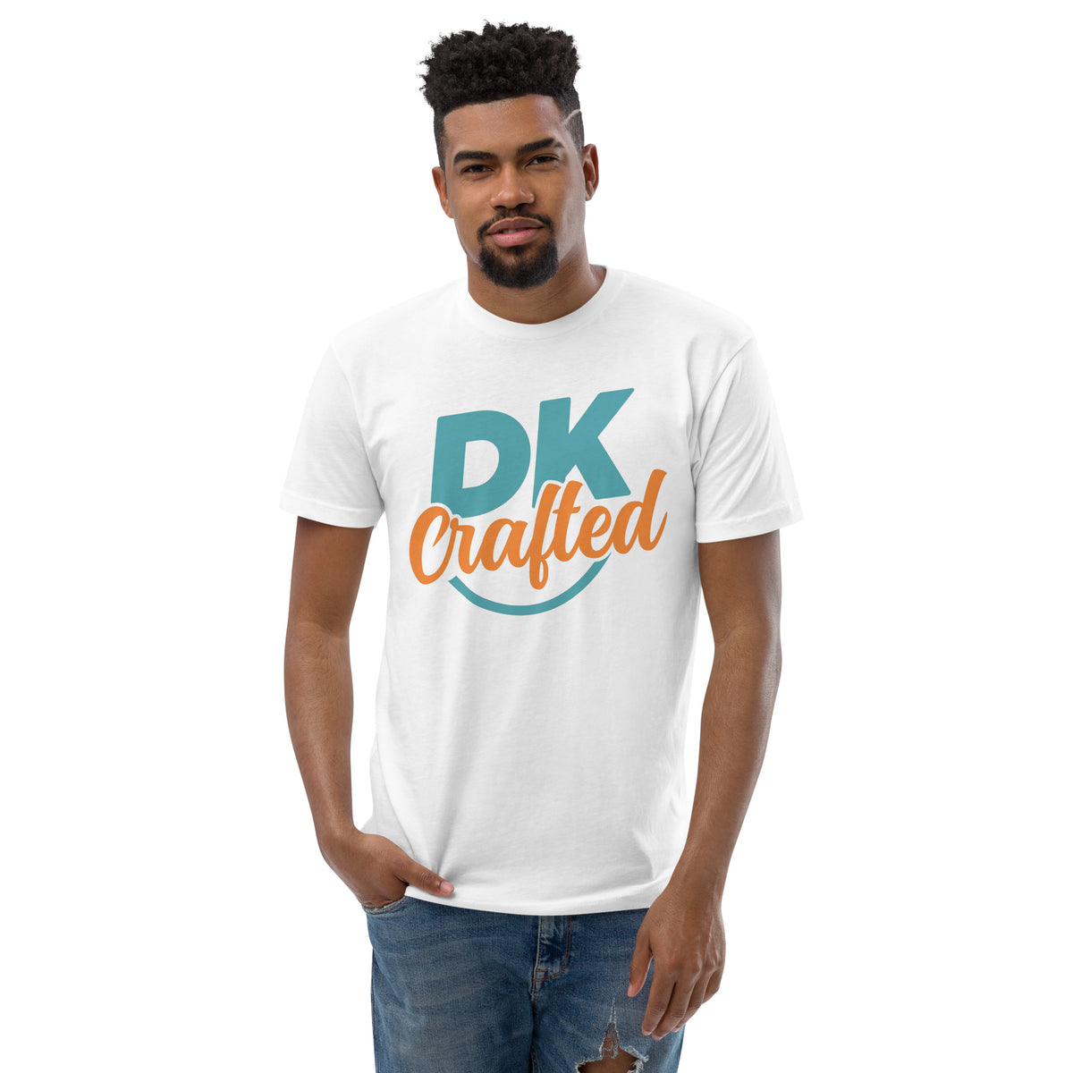 Short Sleeve T-shirt, White, front view