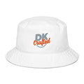 Organic bucket hat, Bio White, front view